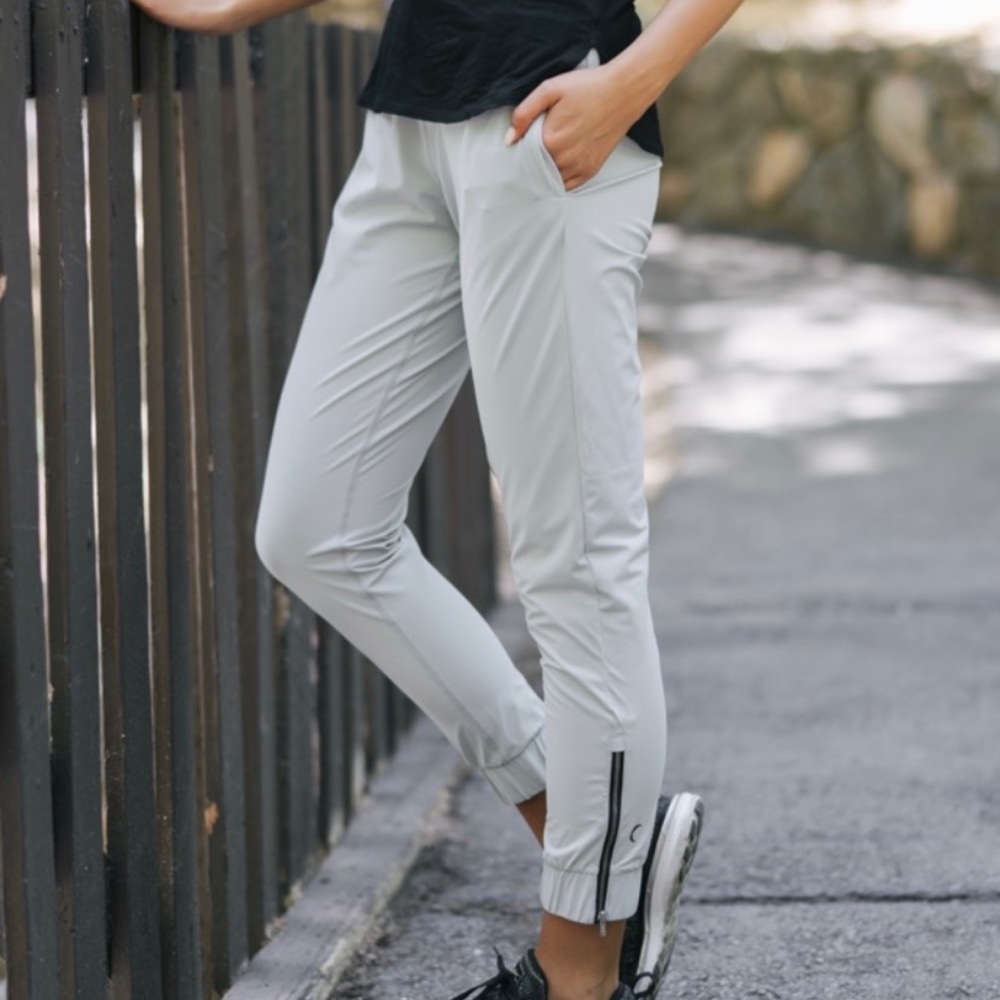 Zyia zipper everywhere joggers